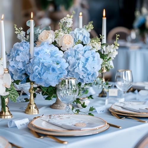 304Pcs Hydrangea Artificial Flowers Bulk, Faux Artificial Hydrangea, alternate view 6