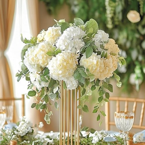 304Pcs Hydrangea Artificial Flowers Bulk, Silk Hydrangeas Flowers, alternate view 4