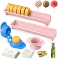 305Pcs Cake Pop Mold Kit, Cake Pop Sticks and Wrappers in 305Pcs Cake Pop Kit(Pink&Blue)