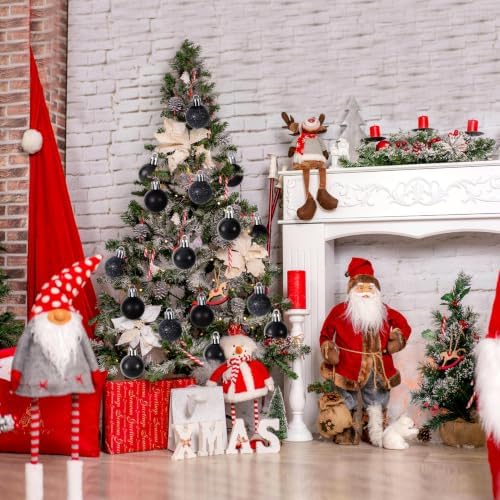 30ct Christmas Ball Ornaments, 1.18" Shatterproof Christmas Tree Decorations, Perfect Hanging Ball for, alternate view 2