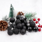 30ct Christmas Ball Ornaments, 1.18" Shatterproof Christmas Tree Decorations, Perfect Hanging Ball for, alternate view 4