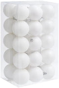 30ct Christmas Ball Ornaments, 1.18" Shatterproof Christmas Tree Decorations, Perfect Hanging Ball for