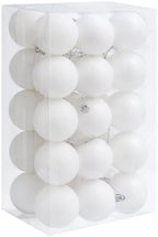 30ct Christmas Ball Ornaments, 1.18" Shatterproof Christmas Tree Decorations, Perfect Hanging Ball for