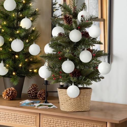 30ct Christmas Ball Ornaments, 1.18" Shatterproof Christmas Tree Decorations, Perfect Hanging Ball for, alternate view 5