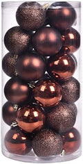 30ct Christmas Ball Ornaments, 2.36" Shatterproof Christmas Tree Decorations, Perfect Hanging Ball for