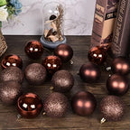 30ct Christmas Ball Ornaments, 2.36" Shatterproof Christmas Tree Decorations, Perfect Hanging Ball for, alternate view 3