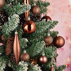30ct Christmas Ball Ornaments, 2.36" Shatterproof Christmas Tree Decorations, Perfect Hanging Ball for, alternate view 4