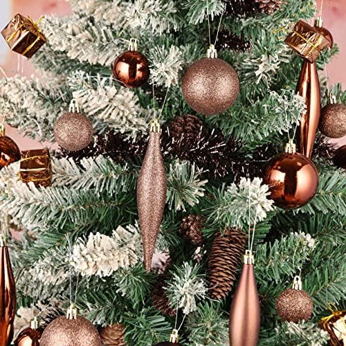 30ct Christmas Ball Ornaments, 2.36" Shatterproof Christmas Tree Decorations, Perfect Hanging Ball for, alternate view 6