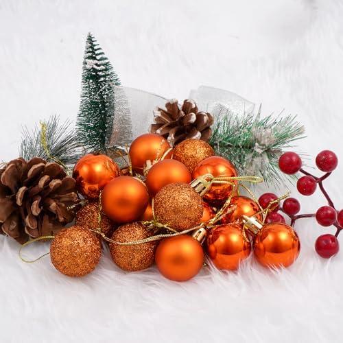 30ct Christmas Ball Ornaments, 2.36" Shatterproof Christmas Tree Decorations, Perfect Hanging Ball for, alternate view 3