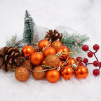30ct Christmas Ball Ornaments, 2.36" Shatterproof Christmas Tree Decorations, Perfect Hanging Ball for, alternate view 3