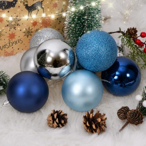 30ct Christmas Ball Ornaments, 2.36" Shatterproof Christmas Tree Decorations, Perfect Hanging Ball for, alternate view 2