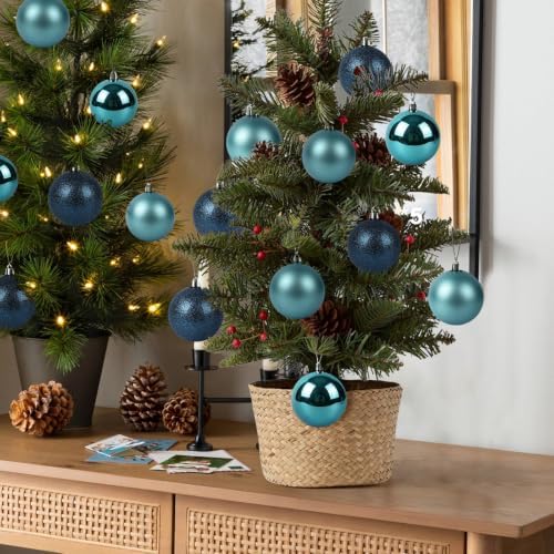 30ct Christmas Ball Ornaments, 2.36" Shatterproof Christmas Tree Decorations, Perfect Hanging Ball for, alternate view 5