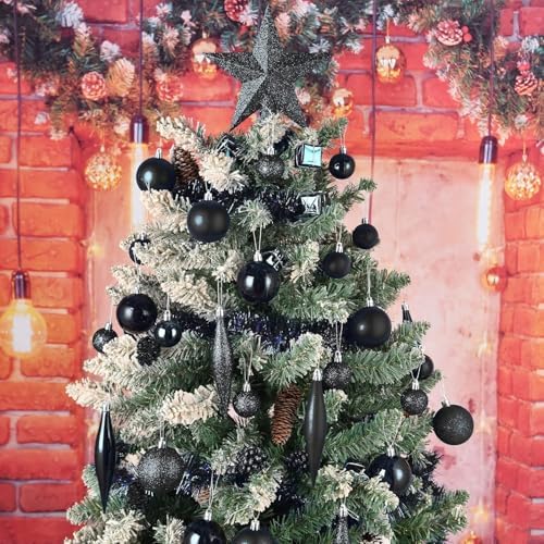 30ct Christmas Ball Ornaments, 3.15" Shatterproof Christmas Tree Decorations, Perfect Hanging Ball for, alternate view 2