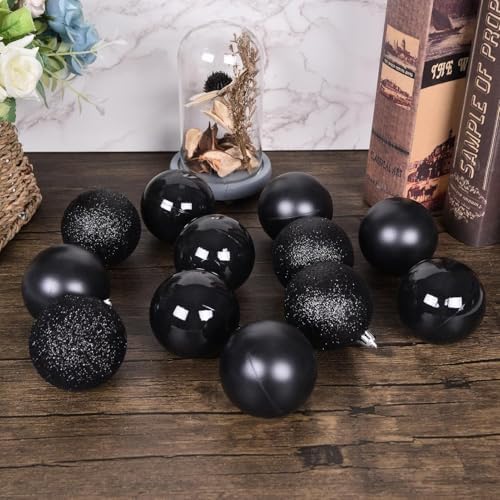 30ct Christmas Ball Ornaments, 3.15" Shatterproof Christmas Tree Decorations, Perfect Hanging Ball for, alternate view 3