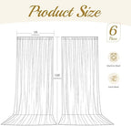 30ft x 10ft Hot Pink Backdrop Curtains, Hot Pink Drapes for Backdrop Draping Fabric Wedding Birthday Party Baby, alternate