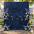 30ftx10ft Navy Blue Backdrop Curtains for Parties Wrinkle Free 6 Panels Navy Photo Backdrop Drapes Back Drop