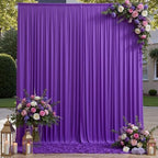 30ftx12ft Purple Backdrop Curtains for Parties, Wrinkle Free Polyester Photo Backdrop Drapes 6 Panels 12 ft Long, alternate