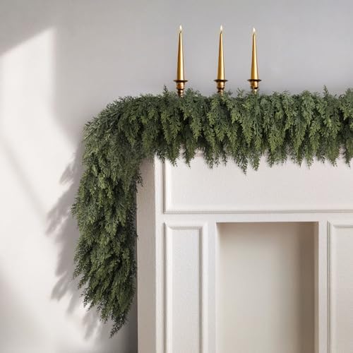 30pcs 9Ft Christmas Cedar Garland, alternate view 3