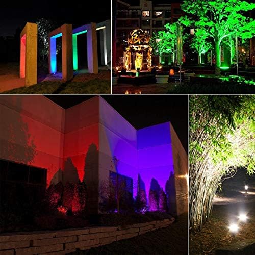 30W Led Flood Light Outdoor 300W Equivalent, Color Changing RGB Lights with Remote, 120 RGB Colors, Warm White, alternate