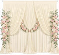 30x10ft Champagne Backdrop Curtain for Parties Wrinkle Free Fabric Backdrop Curtain Wedding Photo Backdrop