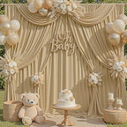 30x10ft Champagne Backdrop Curtains for Parties, 6 Panels 5x10ft Wrinkle-Free Polyester Background Curtains for, alternate