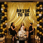 30x10ft Dark Gold Glitter Backdrop Curtain for Parties, Wrinkle Free Satin Photo Backdrop Drapes 6 Panels 5x10FT, alternate