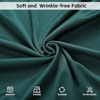 30x10FT Dark Green Backdrop Curtains for Wedding Parties, Wrinkle Free Photo Backdrop Curtains for Wedding, alternate view 5