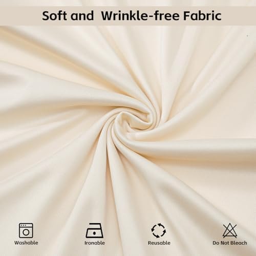 30x10FT Ivory Backdrop Curtains for Wedding Parties, Wrinkle Free Photo Backdrop Curtains for Wedding Birthday, alternate