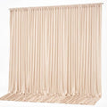 30x10ft Light Apricot Backdrop Curtain Panels for Parties - Wrinkle Free Polyester Photo Curtain Backdrop
