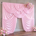 30x10ft Pink Backdrop Curtain Wrinkle Free Photo Backdrop Drapes for Wedding Party Birthday Baby Shower