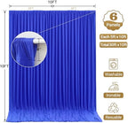 30x10ft Royal Blue Backdrop Curtain Panels for Parties - Wrinkle Free Polyester Photo Curtain Backdrop Wedding, alternate