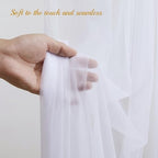30x10ft White Tulle Backdrop Curtain with Lights String for Parites, Sheer Backdrop Curtains for Wedding Baby, alternate view