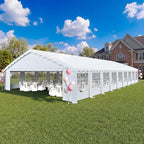 30x60 FT Outdoor Party Tent with Removable Sidewalls, Heavy Duty Event Canopy with Cathedral Windows, Large, alternate view 7