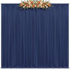 30x8ft Navy Blue Backdrop Curtain for Parties Wrinkle Free Fabric Backdrop Curtain Birthday Party Photo Backdrop, alternate