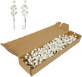 32 Pack Christmas Picks Artificial Christmas Tree Berries 6.5 Inch Holly Berry Stems for Winter Xmas Holiday DIY