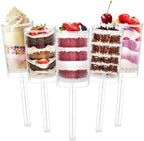 32 Pack Push Cake Pop Containers & 32 Holes Acrylic Clear Cake Stand, Plastic Reusable Round Shaped Push Up, alternate view 5