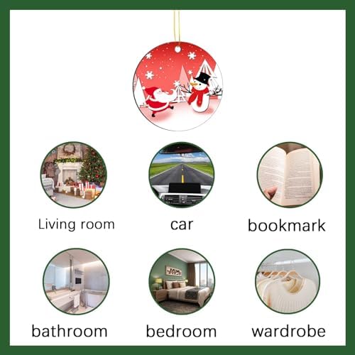 32 pcs Metal Sublimation Ornament Blanks, Christmas Ornaments Sublimation Christmas Ornament Blanks for Christma, alternate