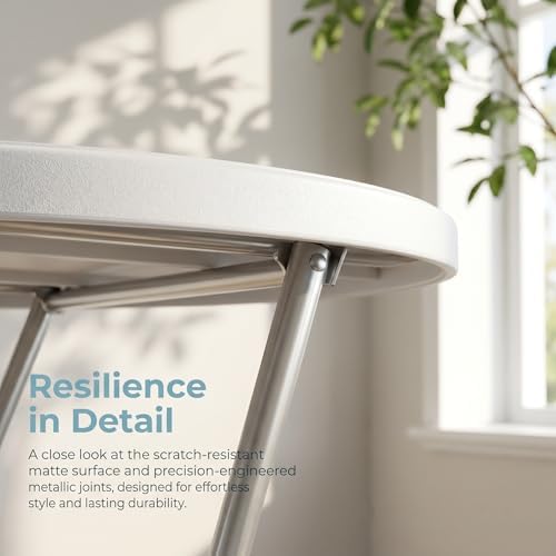 32inch Cocktail Table, 43in Tall High Top Folding Table Includes tablecloth, alternate view 5