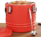 32QT/7.9 Gallon Large Insulated Soup Container Carrier with Spoon