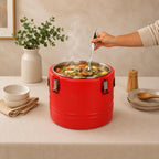 32QT/7.9 Gallon Large Insulated Soup Container Carrier with Spoon, alternate view 6