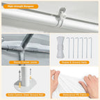 32x16 Heavy-Duty Party Tent Commercial Canopy with LED Light, Waterproof Wedding Event Tent for Outdoor, BBQ, alternate view