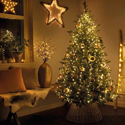 33FT 100 LED Christmas String Lights Indoor Outdoor Waterproof, Warm White Christmas Lights Green Wire, Twinkle, alternate