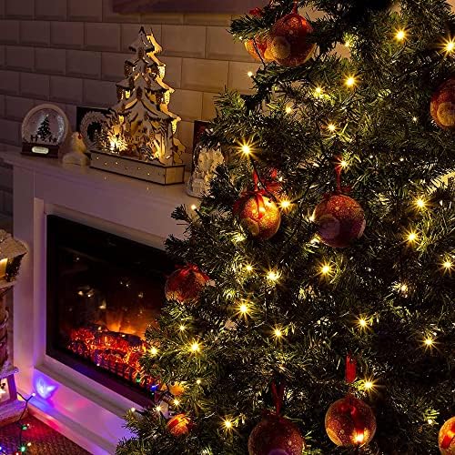 33FT 100 LED Christmas String Lights Indoor Outdoor Waterproof, Warm White Christmas Lights Green Wire, Twinkle, alternate