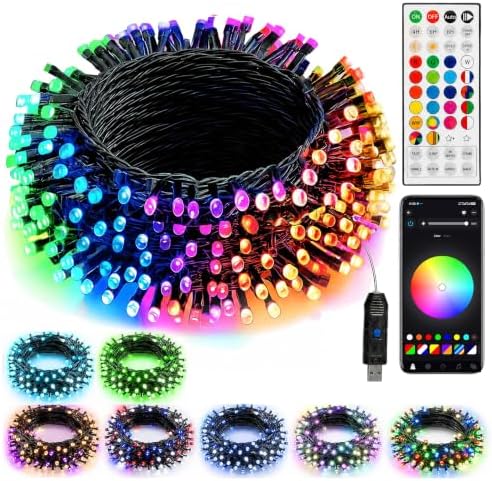 33FT 100 LED Color Changing Christmas Halloween Lights