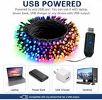 33FT 100 LED Color Changing Christmas Halloween Lights, alternate view 3