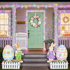 33ft 100 LED Easter Lights Battery Operated, Outdoor Indoor Pastel Lights for Easter, Colorful String Lights for, alternate