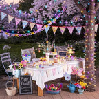 33ft 100 LED Easter Lights Battery Operated, Outdoor Indoor Pastel Lights for Easter, Colorful String Lights for, alternate