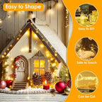 33FT 100 LED Fairy Lights Plug in, 8 Modes Twinkle Lights Warm White, alternate view 5