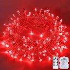 33ft 100 LED Red Halloween Lights with 8 Modes Remote