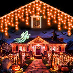 33ft 400 LED Orange Halloween Lights Outdoor for Decorations
